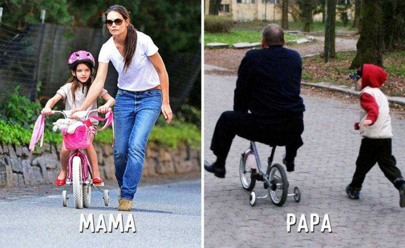 Mamá vs Papá
