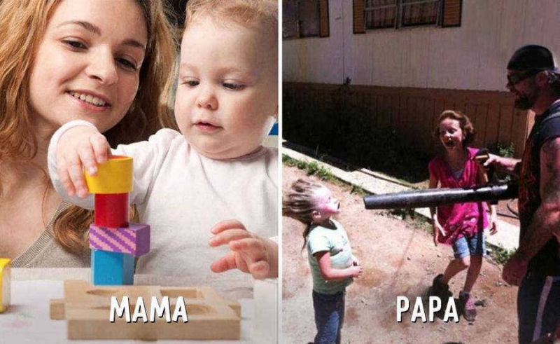 Mamá vs Papá