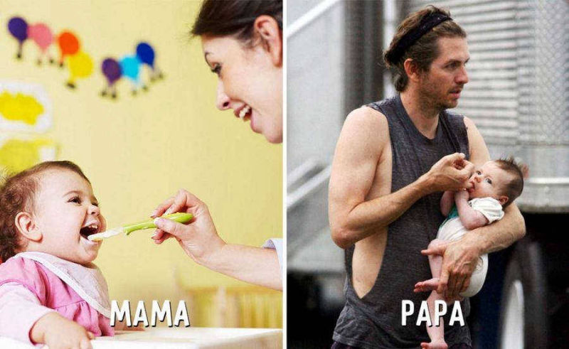 Mamá vs Papá