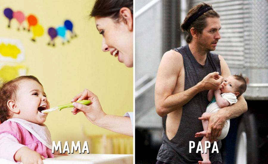 Mamá vs Papá