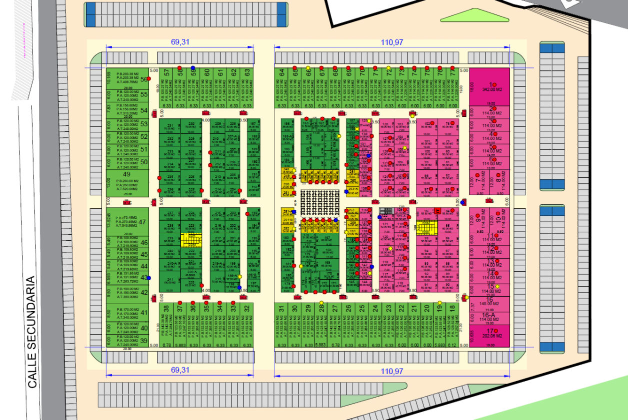 Multicomercial Querétaro Plano planta baja